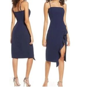 Bardot navy dress